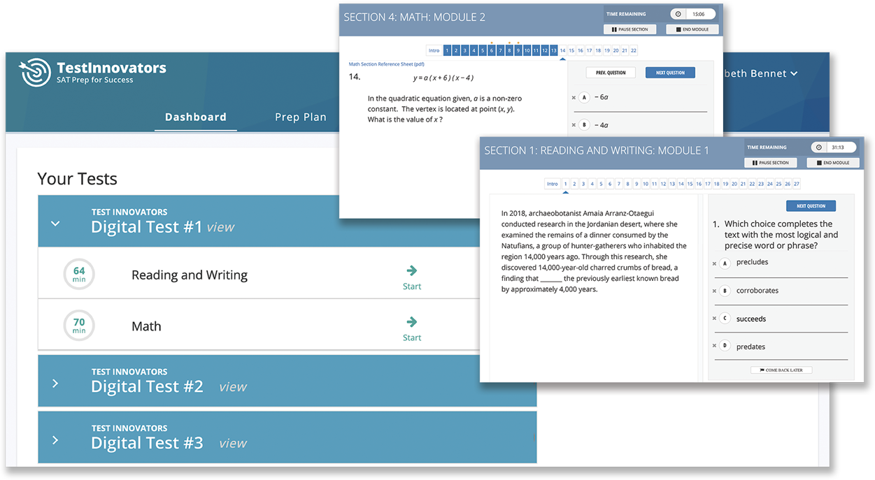 digital sat math practice test 7